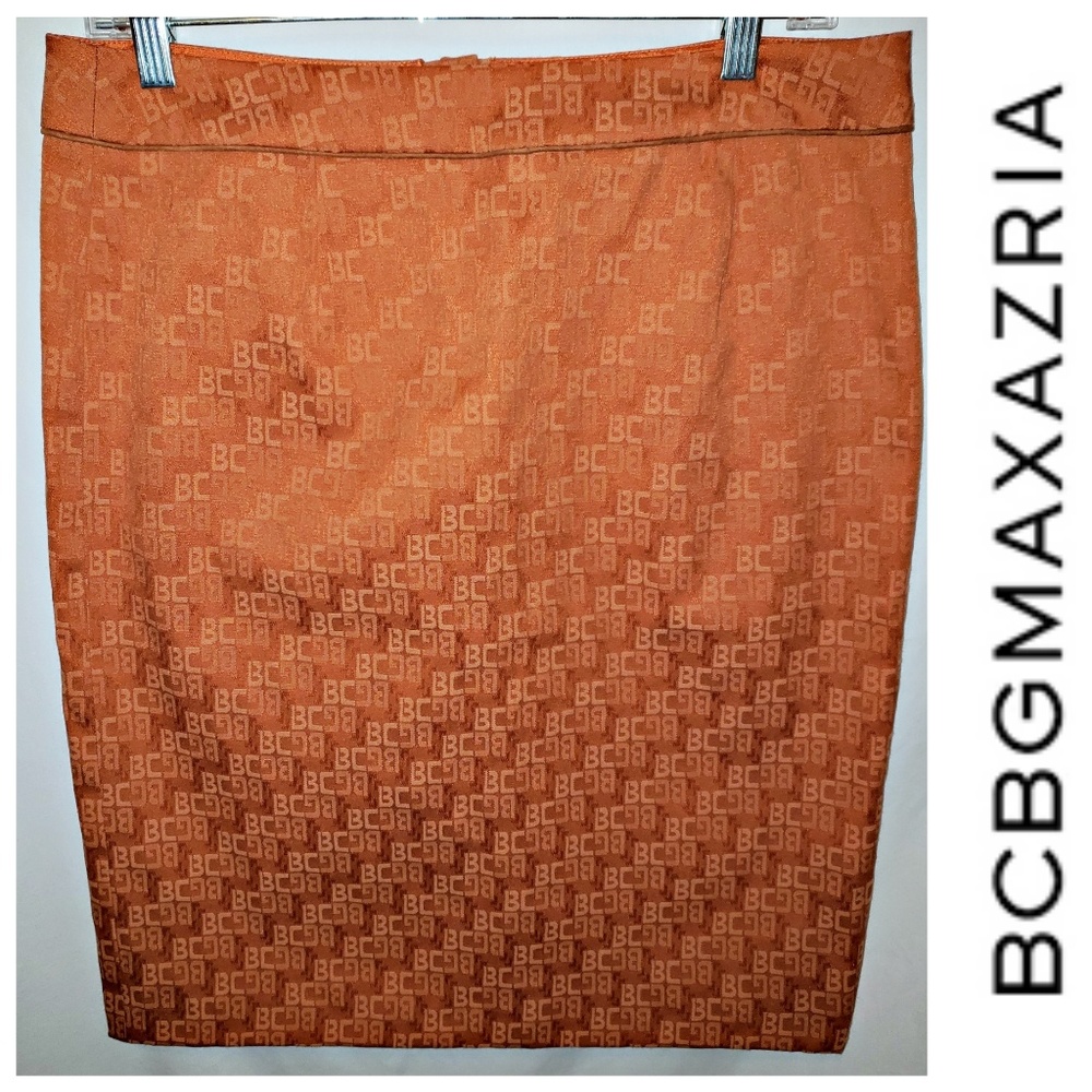 *3 FOR $25 BCBG MAX AZRIA ORANGE LOGO PENCIL LINED